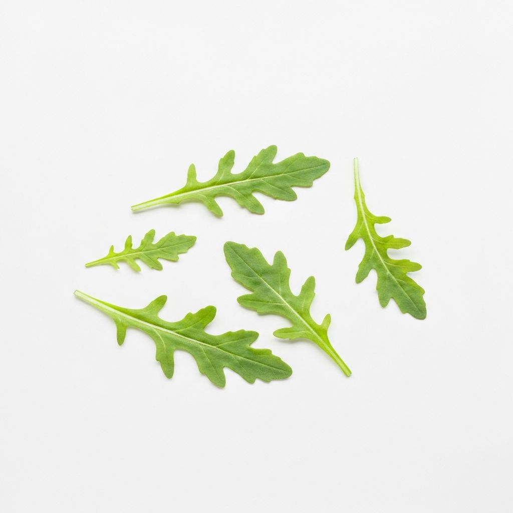 Fresh arugula leaves